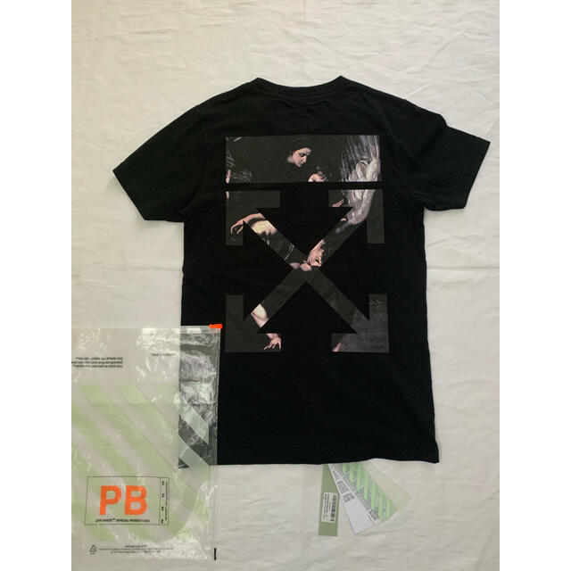 off-white Caravaggio Arrow オフホワイトTシャツ