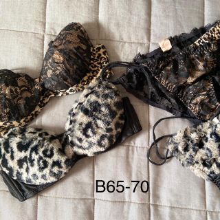 Ravijour - Ravijour レオパード柄brown×gray2セット おまけ付⌄̈⃝