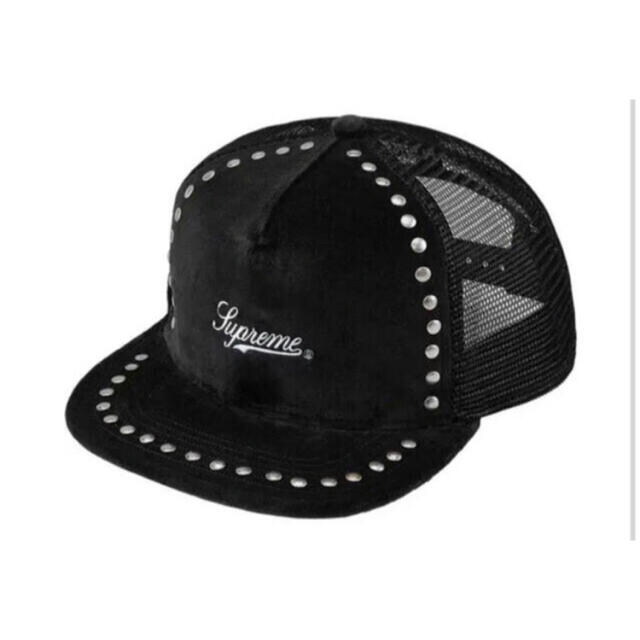 Supreme Studded Velvet Mesh Back 5-Panel