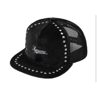 シュプリーム(Supreme)のSupreme Studded Velvet Mesh Back 5-Panel(キャップ)