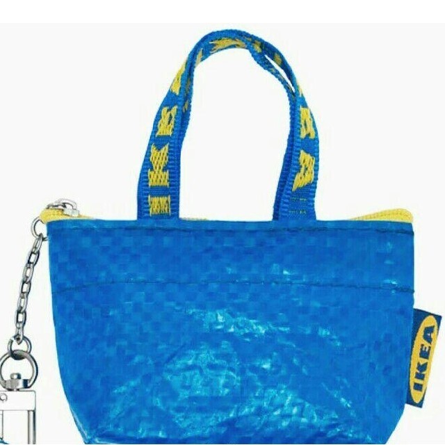 IKEA(イケア)のIKEA【2個セット】KNOLIG クノーリグ ミニバッグ S ブルー&イエロー レディースのバッグ(エコバッグ)の商品写真