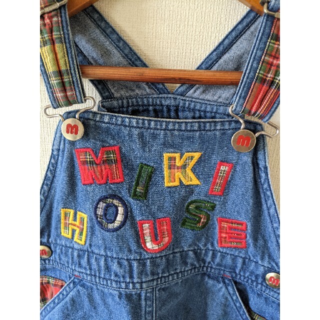 mikihouse(ミキハウス)のミキハウス　ジャンパースカート　95 キッズ/ベビー/マタニティのキッズ服女の子用(90cm~)(ワンピース)の商品写真