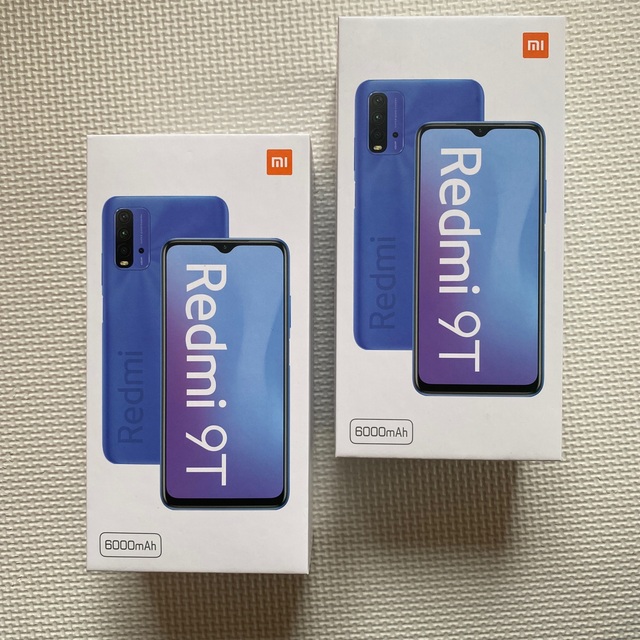 xiaomi Redmi 9t カーボングレー　２台