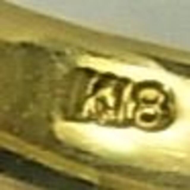 レディースK18 18金 リング 指輪 ルビー 0.39ct ダイヤ 0.16ct