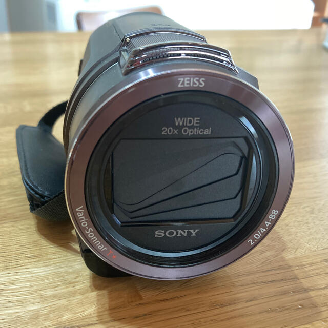 【保証あり】SONY 4Kビデオカメラ FDR-AX45ブラウン 美品！