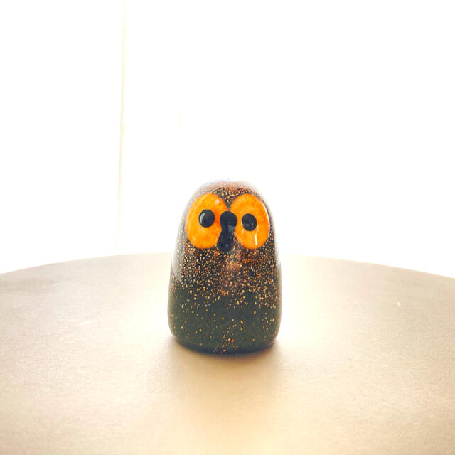 iittala(イッタラ)の*売約済み* Little Burn Owl バード フクロウ 箱なし インテリア/住まい/日用品のインテリア小物(置物)の商品写真