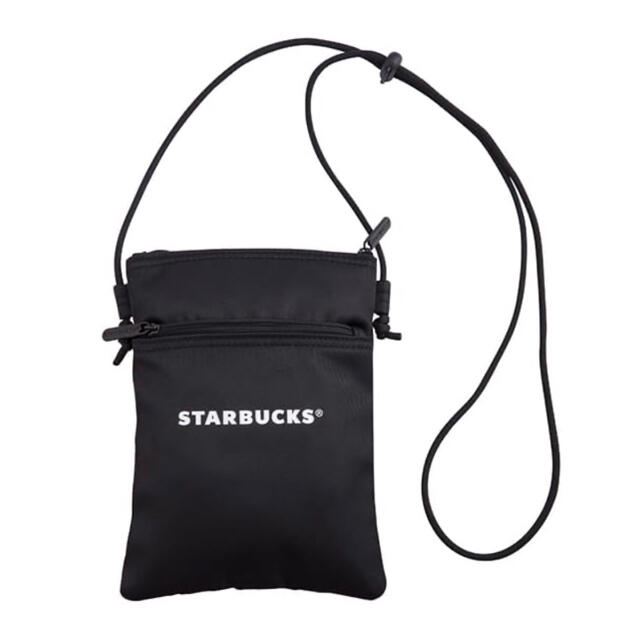 Starbucks Coffee(スターバックスコーヒー)の台湾 スターバックス サイレン ショルダー バッグ サコッシュ 黒 レディースのバッグ(ショルダーバッグ)の商品写真