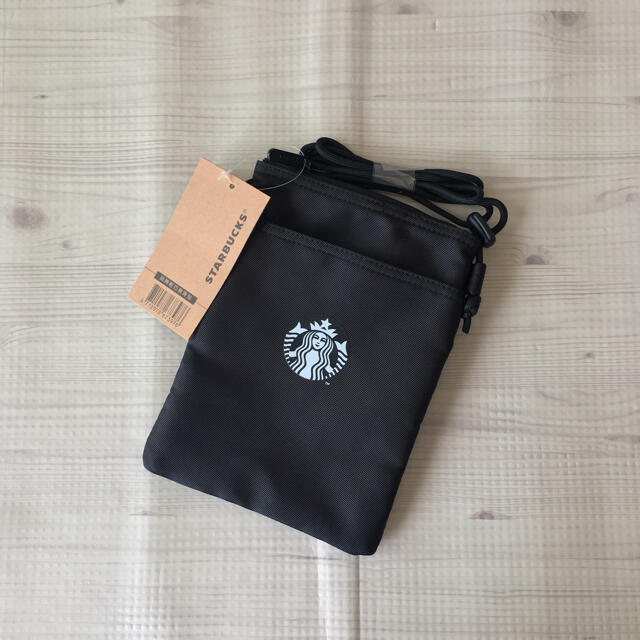 Starbucks Coffee(スターバックスコーヒー)の台湾 スターバックス サイレン ショルダー バッグ サコッシュ 黒 レディースのバッグ(ショルダーバッグ)の商品写真
