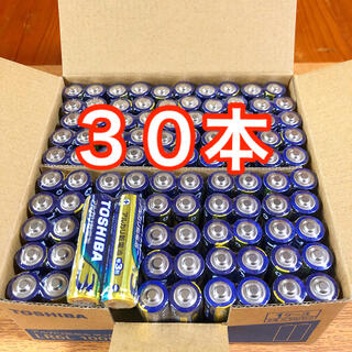 トウシバ(東芝)のTOSHIBA  東芝 【新品未使用】アルカリ乾電池 単3電池 30本セット(その他)