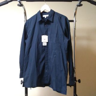 ユニクロ(UNIQLO)の新品ユニクロJWアンダーソン EFCブロードオーバーサイズシャツ M　Navy (シャツ)