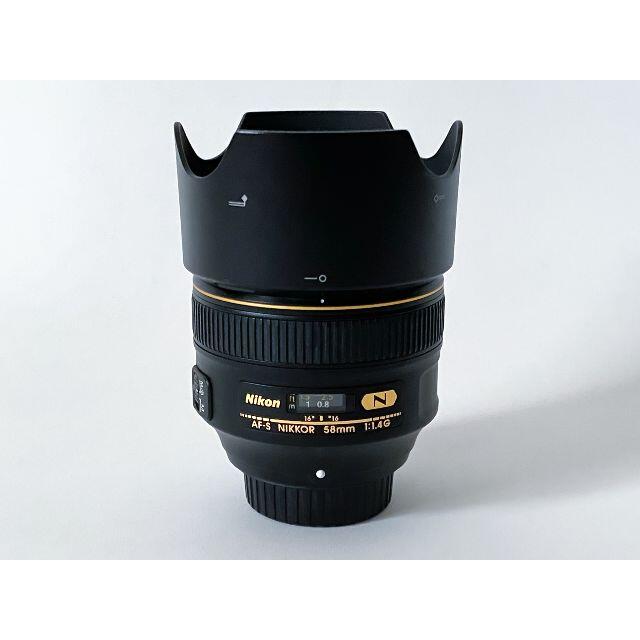 AF-S NIKKOR 58mm f/1.4G スマホ/家電/カメラのカメラ(レンズ(単焦点))の商品写真