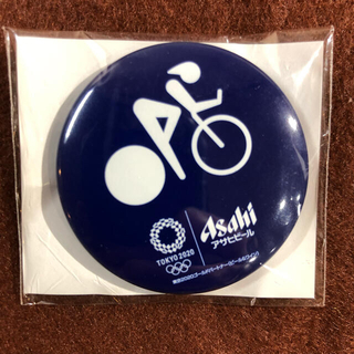 【非売品】東京オリンピック2020　ピクトグラム缶バッジ　自転車競技トラック(その他)