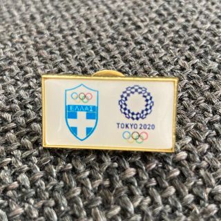 Tokyo2020オリンピックピンバッチ（ギリシャ）(バッジ/ピンバッジ)