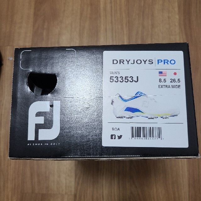 FootJoy(フットジョイ)のフットジョイ　Dryjoys pro 26.5 エキストラワイド スポーツ/アウトドアのゴルフ(シューズ)の商品写真