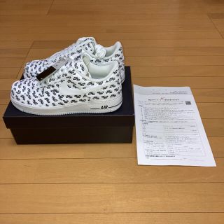 ナイキ(NIKE)の新品　納品書原本付　ナイキ　エアフォース1  総柄ロゴ　28.5センチ(スニーカー)