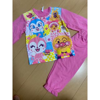 アンパンマン(アンパンマン)の新品＊アンパンマンパジャマ＊前ボタン＊女の子＊90センチ(パジャマ)