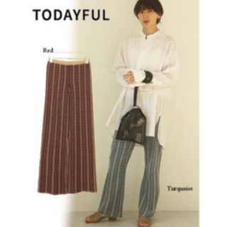 トゥデイフル(TODAYFUL)のtodayful ジャガードニットレギンス　売り切りたいため(レギンス/スパッツ)