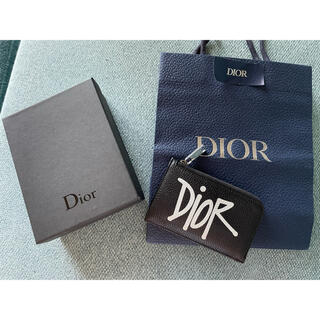 ディオール(Dior)の3連休価格、DIOR Stussy  コラボ コインケース カードケース(コインケース/小銭入れ)