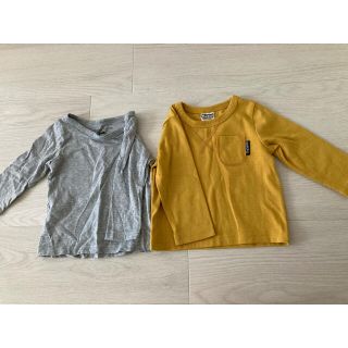 ユニクロ(UNIQLO)の長袖トップス 80 3枚セット(Ｔシャツ)