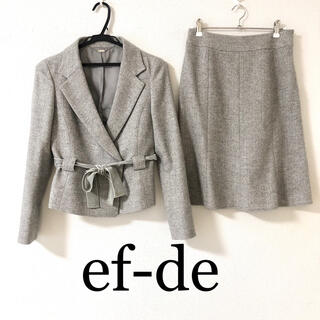 エフデ(ef-de)のエフデ　スーツ　ジャケットとスカートのセットアップ(スーツ)