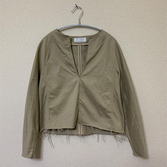 レディース Unused アンユーズド プルオーバー シャツ 切りっぱなし 0 シャツ ブラウス 長袖 七分 Maquillajeenoferta Com
