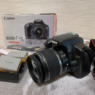 キヤノン(Canon)のCanon EOS Kiss X2 レンズキット+バッテリー1個追加(デジタル一眼)