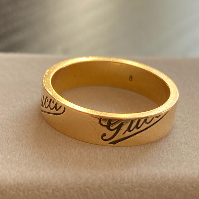 お値下げ開始 早い物勝ち‼︎ Gucci 18k 8号ヴィンテージロゴ お値下げ開始 早い物勝ち‼︎ Gucci 18k 8号ヴィンテージロゴ