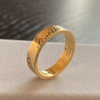 グッチ(Gucci)のお値下げ開始　早い物勝ち‼︎ Gucci  18k 8号ヴィンテージロゴモチーフ(リング(指輪))