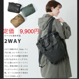 ザノースフェイス(THE NORTH FACE)の【新品タグ付き】ノースフェイス　リュック  トートバッグ　2way エコバッグ(リュック/バックパック)