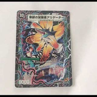 デュエルマスターズ(デュエルマスターズ)の華獣の覚醒者アリゲーター　デュエルマスターズ  時空の花　カイマン(シングルカード)