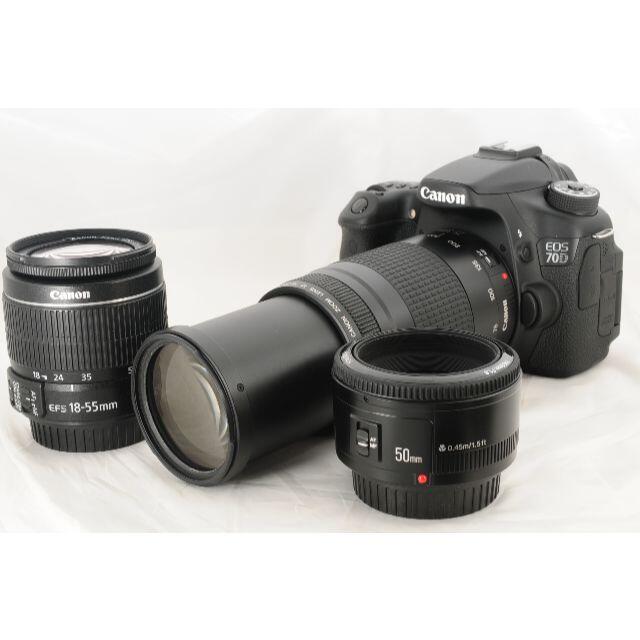 Canon - Canon EOS 70D トリプルレンズの通販 by Photogenic REI｜キヤノンならラクマ 得価セール