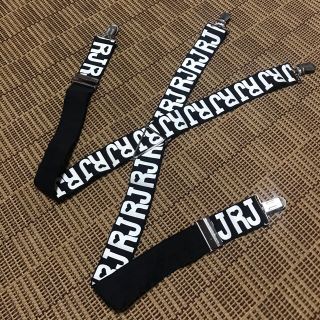 ロニィ(RONI)のRONIロニィ　モノトーンロゴサスペンダー美品(ベルト)