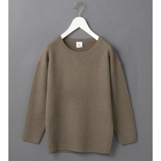 ビューティアンドユースユナイテッドアローズ(BEAUTY&YOUTH UNITED ARROWS)のroku 6 CASHMERE WAFFLE CREW NECKニット(ニット/セーター)