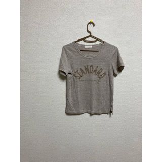 ジーナシス(JEANASIS)のスパンコール付Tシャツ　ジーナシス(Tシャツ(半袖/袖なし))