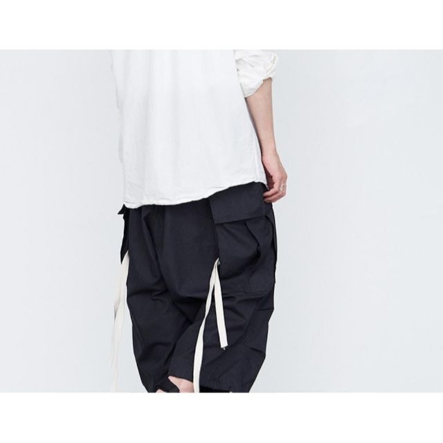 SOUMO CARGO TROUSERS 51 (BLACK) 2