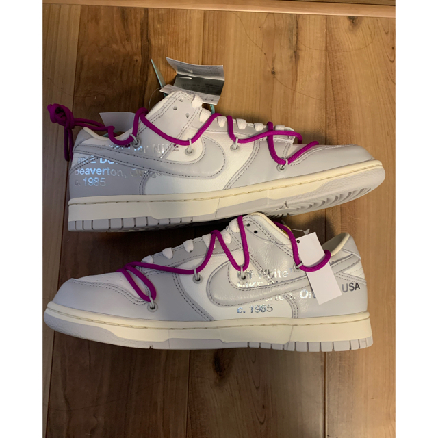 NIKE off-white Dunk Low The 50 Lot 21/50