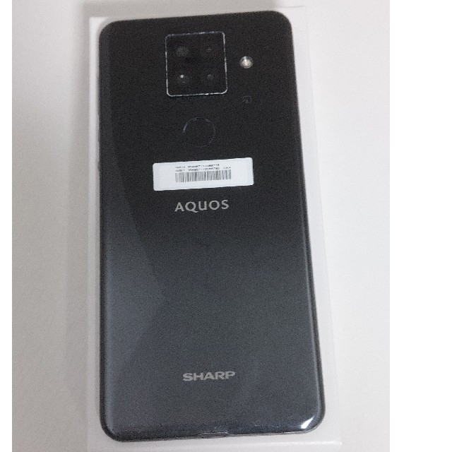 AQUOS(アクオス)のAQUOS sense4 plus ブラック スマホ/家電/カメラのスマートフォン/携帯電話(スマートフォン本体)の商品写真