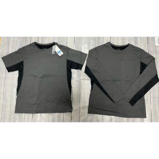 ジーユー(GU)の【未使用】ジーユー スポーツ 半袖＆長袖 セット2枚組 150cm(Tシャツ/カットソー)