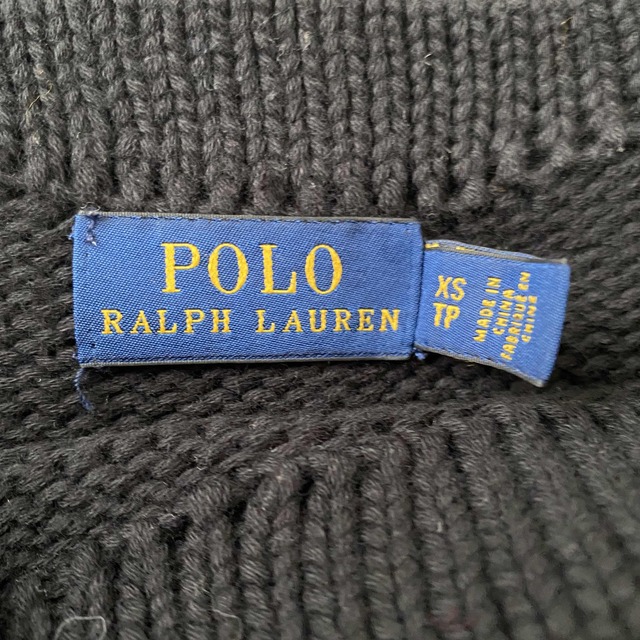 POLO RALPH LAUREN(ポロラルフローレン)のラルフローレン　RLコットンクルーネックセーター XS 美品 正規品 レディースのトップス(ニット/セーター)の商品写真