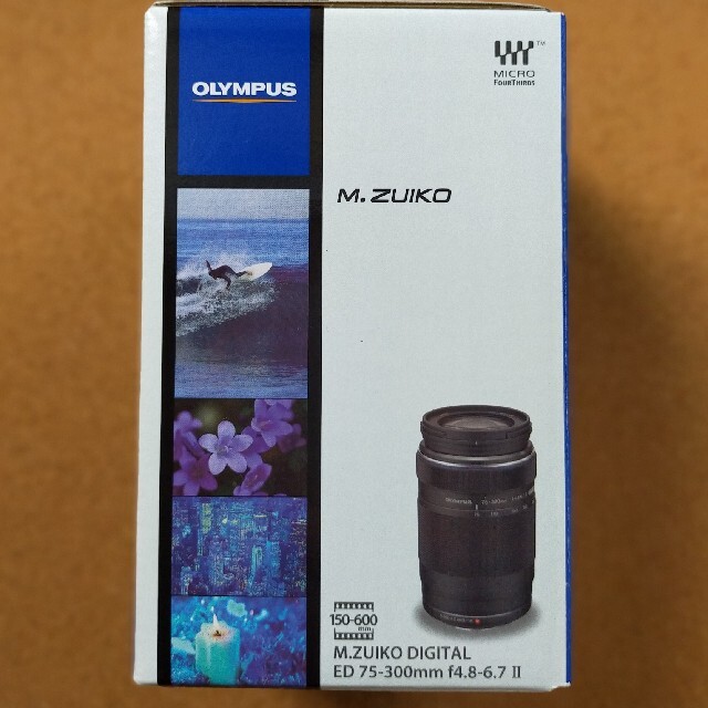 OLYMPUS(オリンパス)のOLYMPUS　ED75-300㎜　f4.8-6.7Ⅱ スマホ/家電/カメラのカメラ(レンズ(ズーム))の商品写真