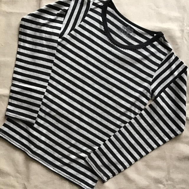 GAP Kids(ギャップキッズ)のGap 他 女の子 Tシャツ トップス ボーダー 2枚セット まとめ売り 140 キッズ/ベビー/マタニティのキッズ服女の子用(90cm~)(Tシャツ/カットソー)の商品写真