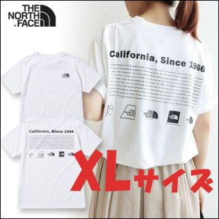 ザノースフェイス(THE NORTH FACE)のセール★XLサイズ★ノースフェイス ヒストリカル ロゴ Tシャツ 白 77(Tシャツ(半袖/袖なし))