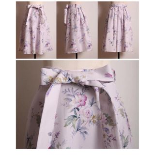 トッコ(tocco)のtoccocloset 花柄スカート(ひざ丈スカート)