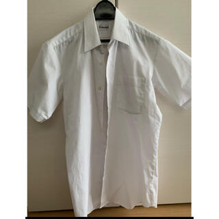 白ワイシャツ　中学生　高校生　半袖　160(シャツ)