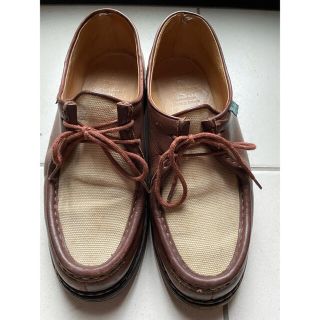 パラブーツ(Paraboot)のパラブーツ　Paraboot ミカエル　キャンバス✖️レザーコンビ(ドレス/ビジネス)