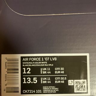 NIKE AIR FORCE 1 '07 LV8  27.0cm 新品未使用