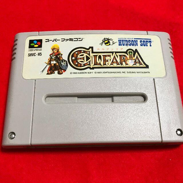 スーパーファミコン - ELFARIAエルファリア1993HUDSONSOFTハドソンソフト【動作確認】