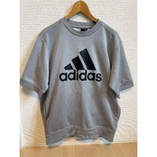 アディダス(adidas)のアディダス　半袖トスウェット　L　♪激安出品中♪(スウェット)