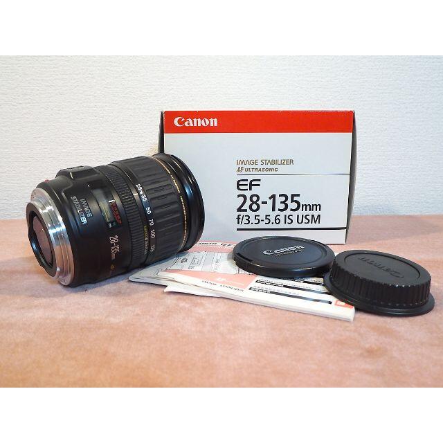 Canon(キヤノン)の値下げCanon EF28-135mm F3.5-5.6 IS USM スマホ/家電/カメラのカメラ(レンズ(ズーム))の商品写真