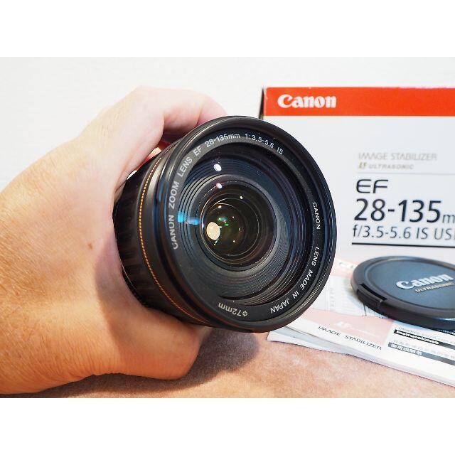 Canon(キヤノン)の値下げCanon EF28-135mm F3.5-5.6 IS USM スマホ/家電/カメラのカメラ(レンズ(ズーム))の商品写真